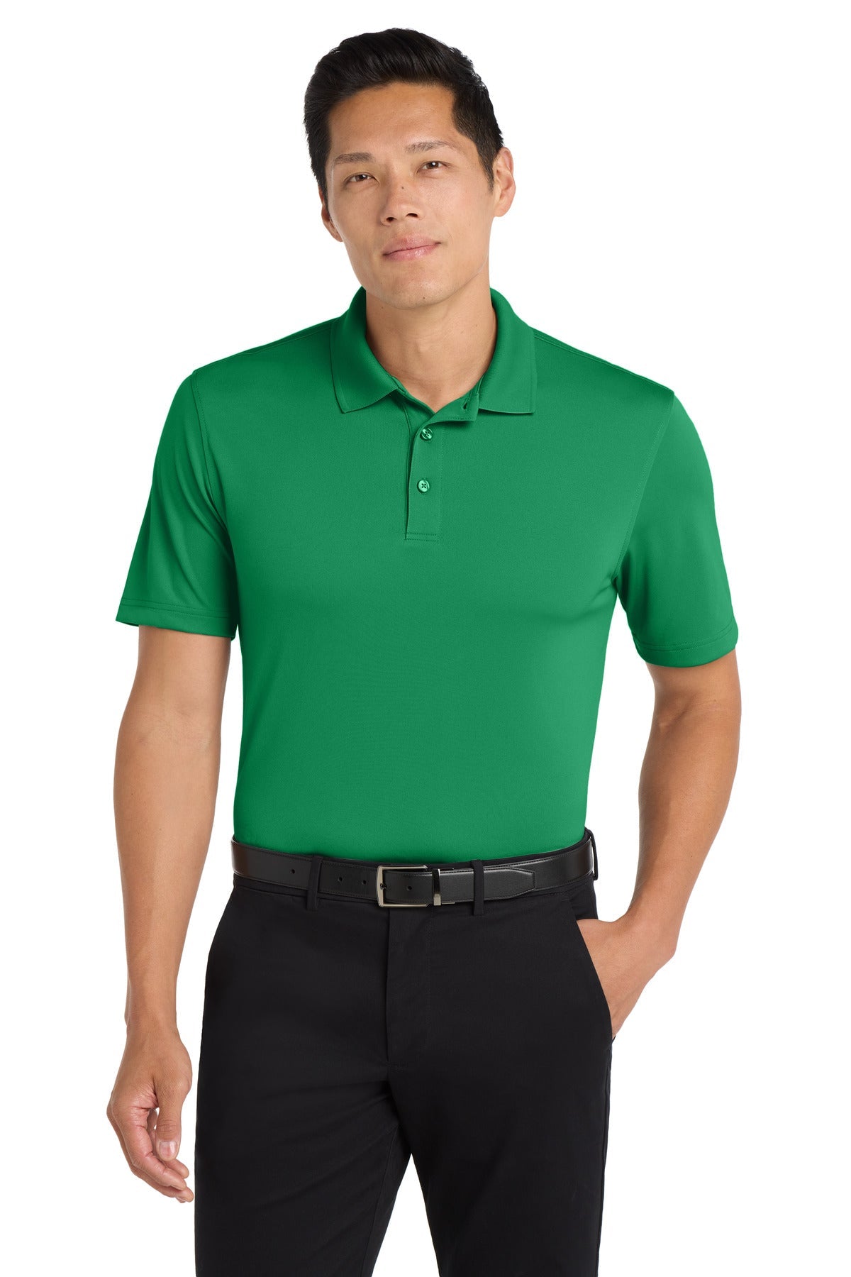 Port Authority K110 modelo frente color bright-kelly-green