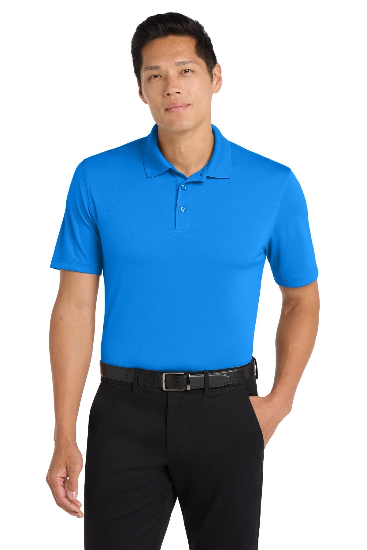 Port Authority K110 modelo frente color coastal-blue