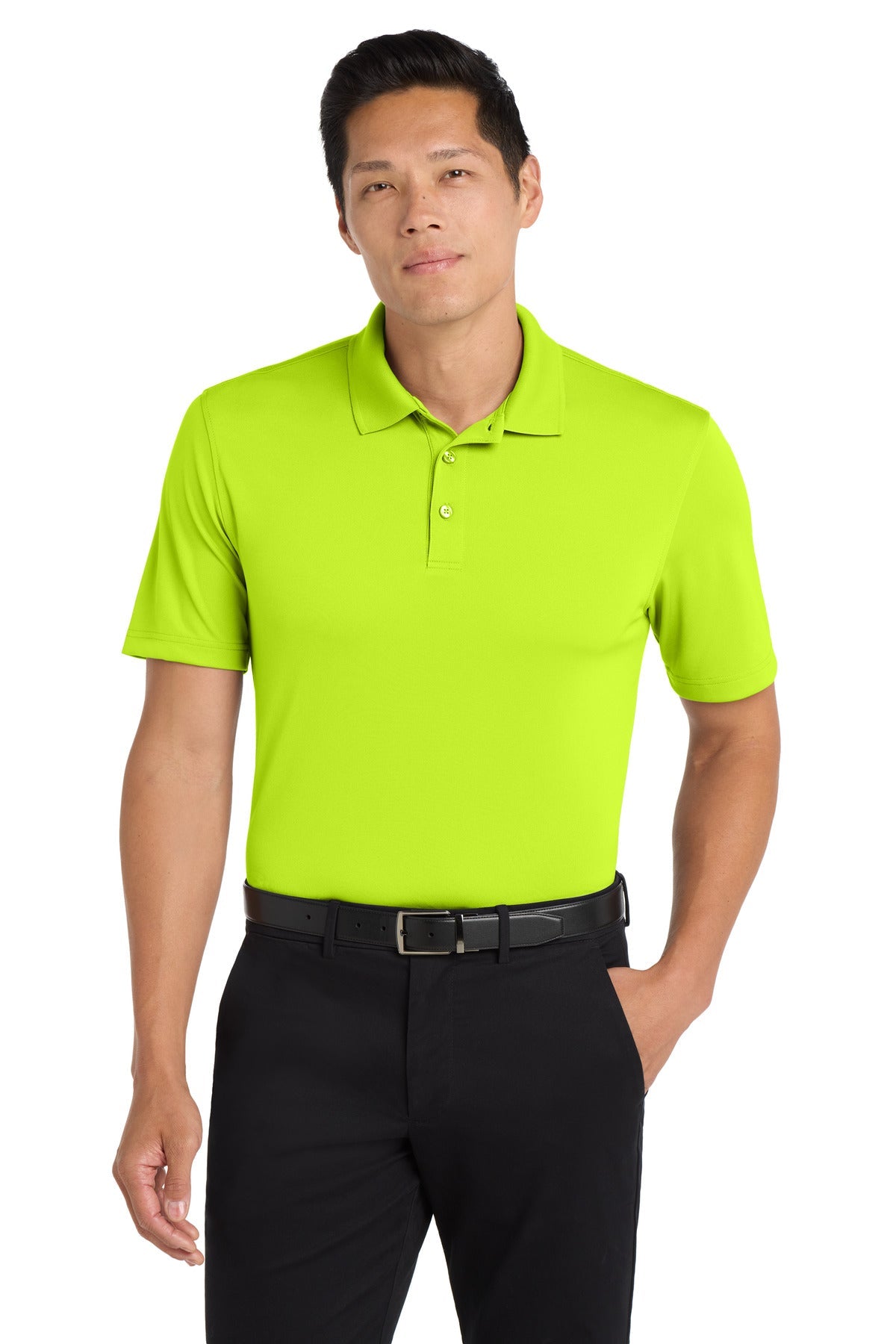 Port Authority K110 modelo frente color safety-yellow